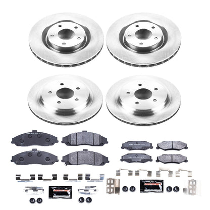 PowerStop Power Stop 05-07 Cadillac XLR Front & Rear Track Day Brake Kit TDBK1418
