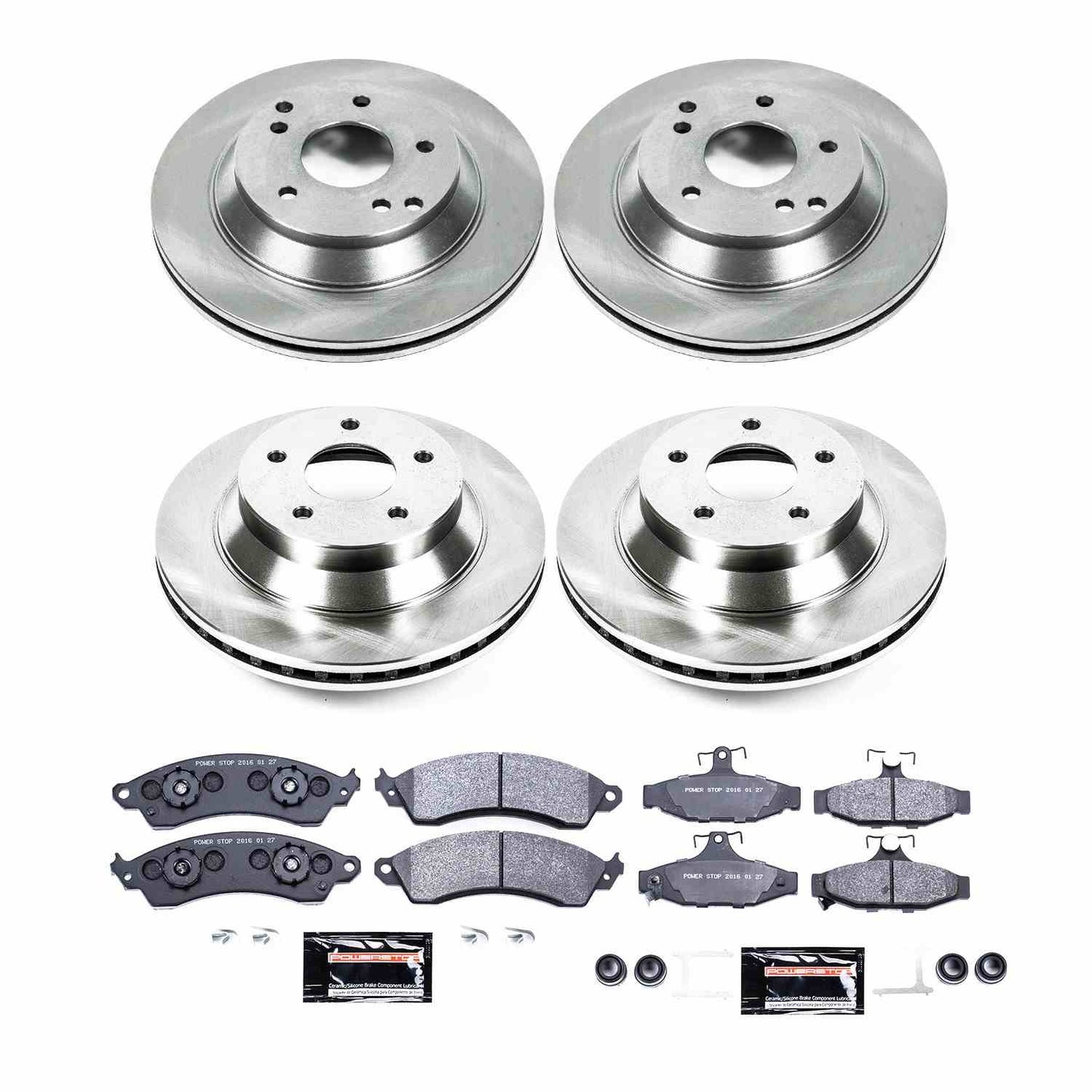 PowerStop Power Stop 88-95 Chevrolet Corvette Front & Rear Track Day Brake Kit TDBK1518