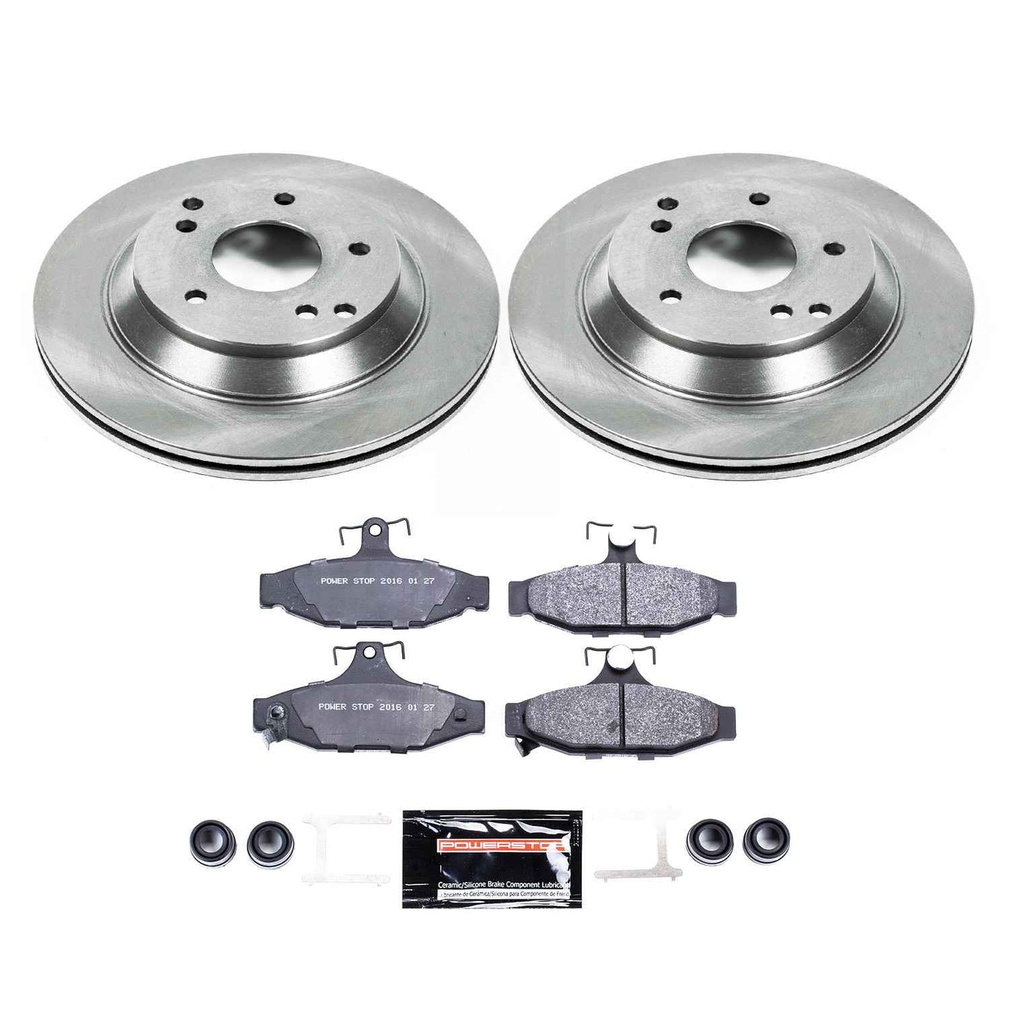 PowerStop Power Stop 88-96 Chevrolet Corvette Rear Track Day Brake Kit TDBK1523