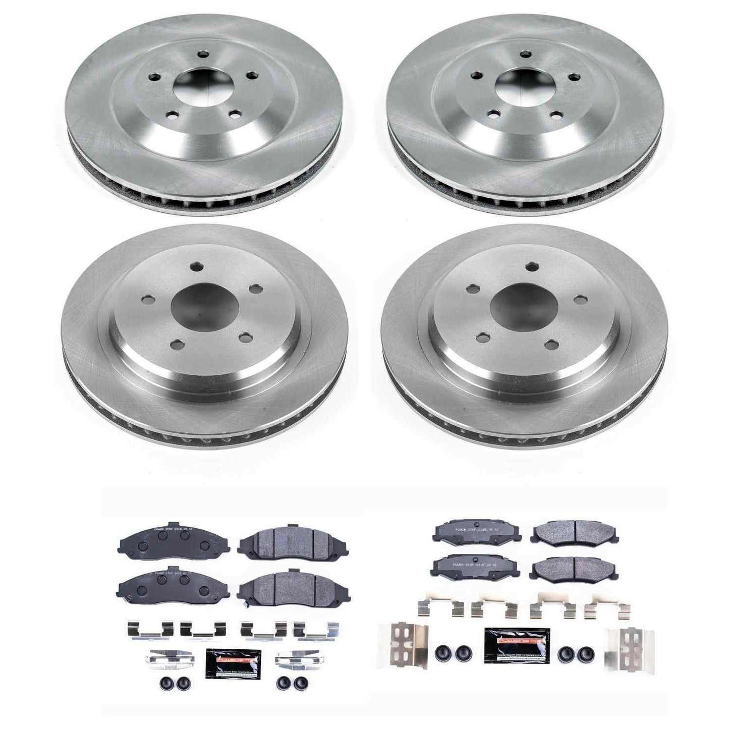 PowerStop Power Stop 2004 Cadillac XLR Front & Rear Track Day Brake Kit TDBK1560