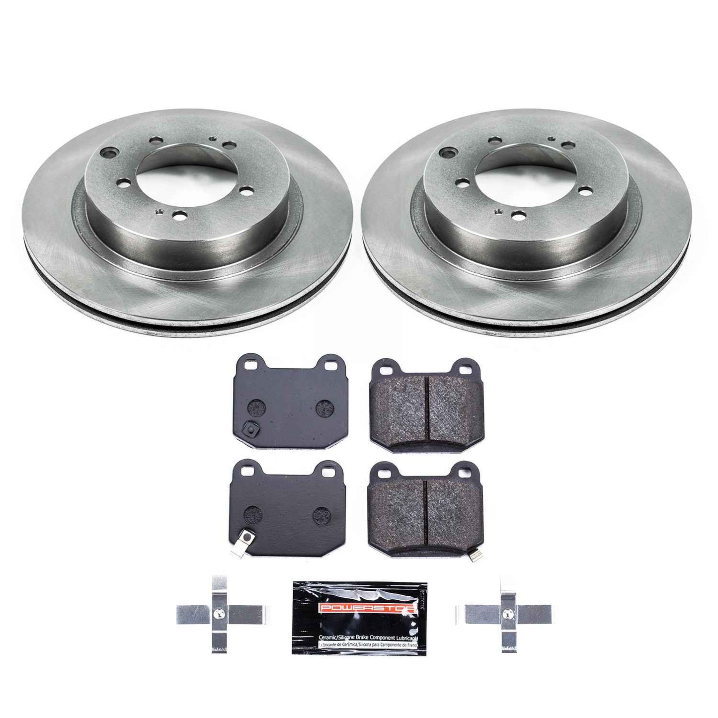 PowerStop Power Stop 03-06 Mitsubishi Lancer Rear Track Day Brake Kit TDBK156