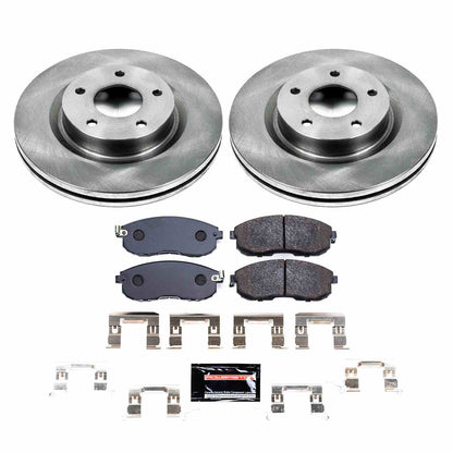 PowerStop Power Stop 07-13 Nissan Altima Front Track Day Brake Kit TDBK241