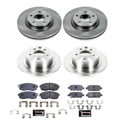 PowerStop Power Stop 10-13 Nissan Altima Front & Rear Track Day Brake Kit TDBK242