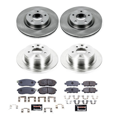 PowerStop Power Stop 10-13 Nissan Altima Front & Rear Track Day Brake Kit TDBK242