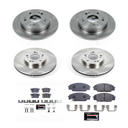 PowerStop Power Stop 06-11 Honda Civic Front & Rear Track Day Brake Kit TDBK2440