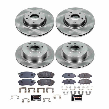 PowerStop Power Stop 03-05 Infiniti G35 Front & Rear Track Day Brake Kit TDBK2710