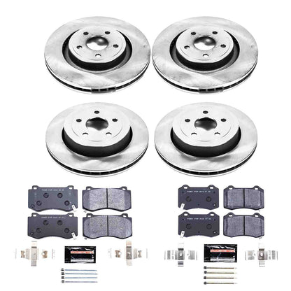 PowerStop Power Stop 06-10 Jeep Grand Cherokee Front & Rear Track Day Brake Kit TDBK2876