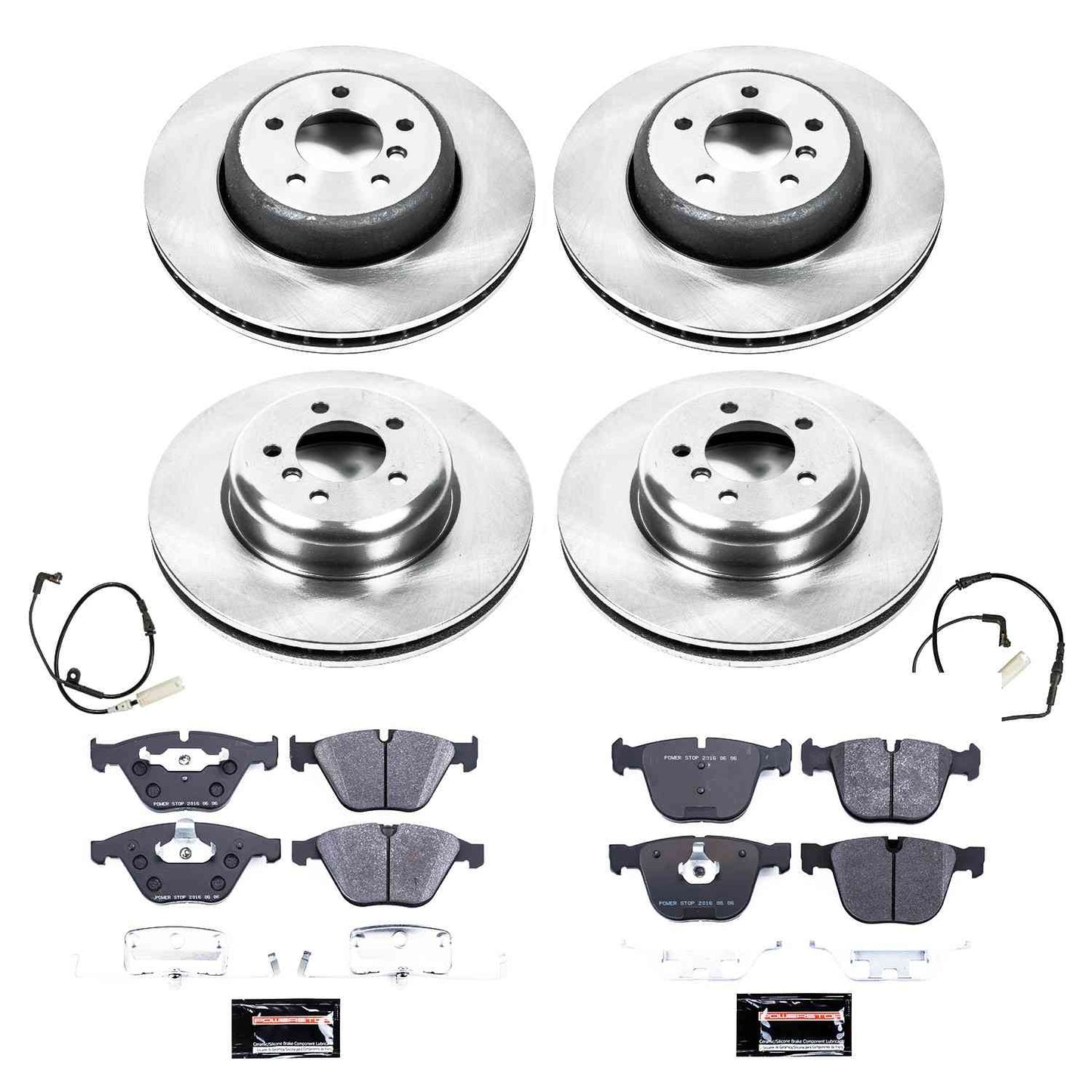 PowerStop Power Stop 08-10 BMW 535i Front & Rear Track Day Brake Kit TDBK2877
