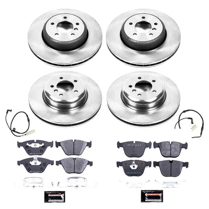 PowerStop Power Stop 08-10 BMW 535i Front & Rear Track Day Brake Kit TDBK2877