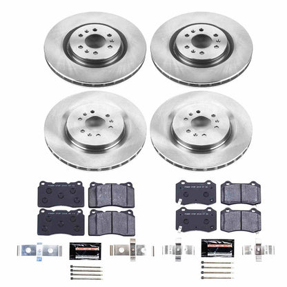 PowerStop Power Stop 04-07 Cadillac CTS Front & Rear Track Day Brake Kit TDBK2881