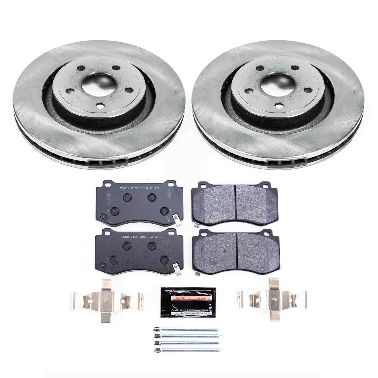 PowerStop Power Stop 06-10 Jeep Grand Cherokee Front Track Day Brake Kit TDBK2924