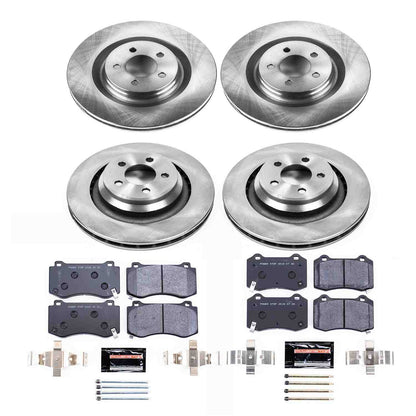 PowerStop Power Stop 05-10 Chrysler 300 Front & Rear Track Day Brake Kit TDBK4023