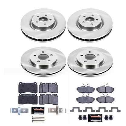 PowerStop Power Stop 07-11 Ford Mustang Front & Rear Track Day Brake Kit TDBK4042