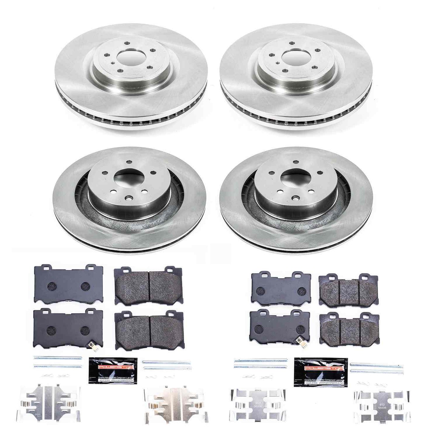 PowerStop Power Stop 08-13 Infiniti G37 Front & Rear Track Day Brake Kit TDBK4138