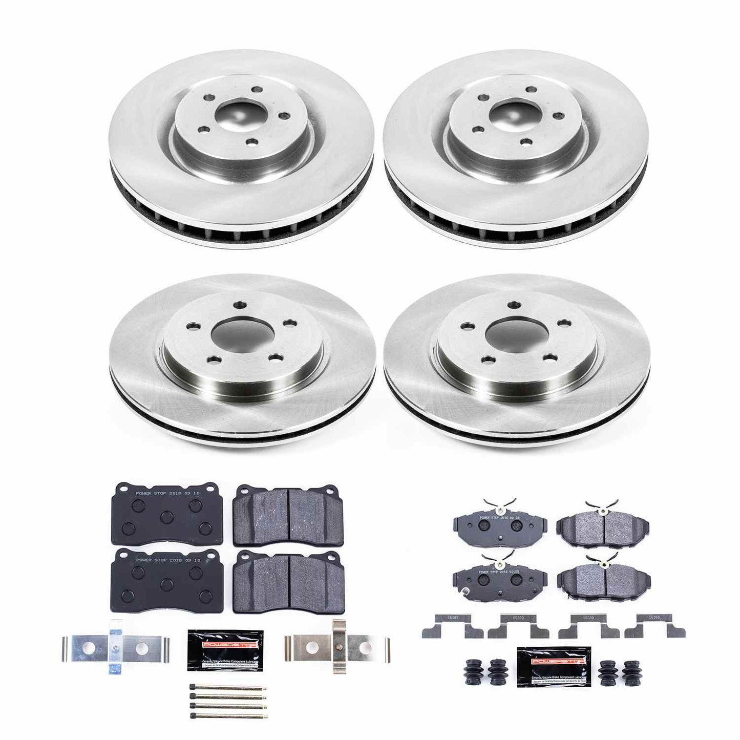 PowerStop Power Stop 11-14 Ford Mustang Front & Rear Track Day Brake Kit TDBK4148