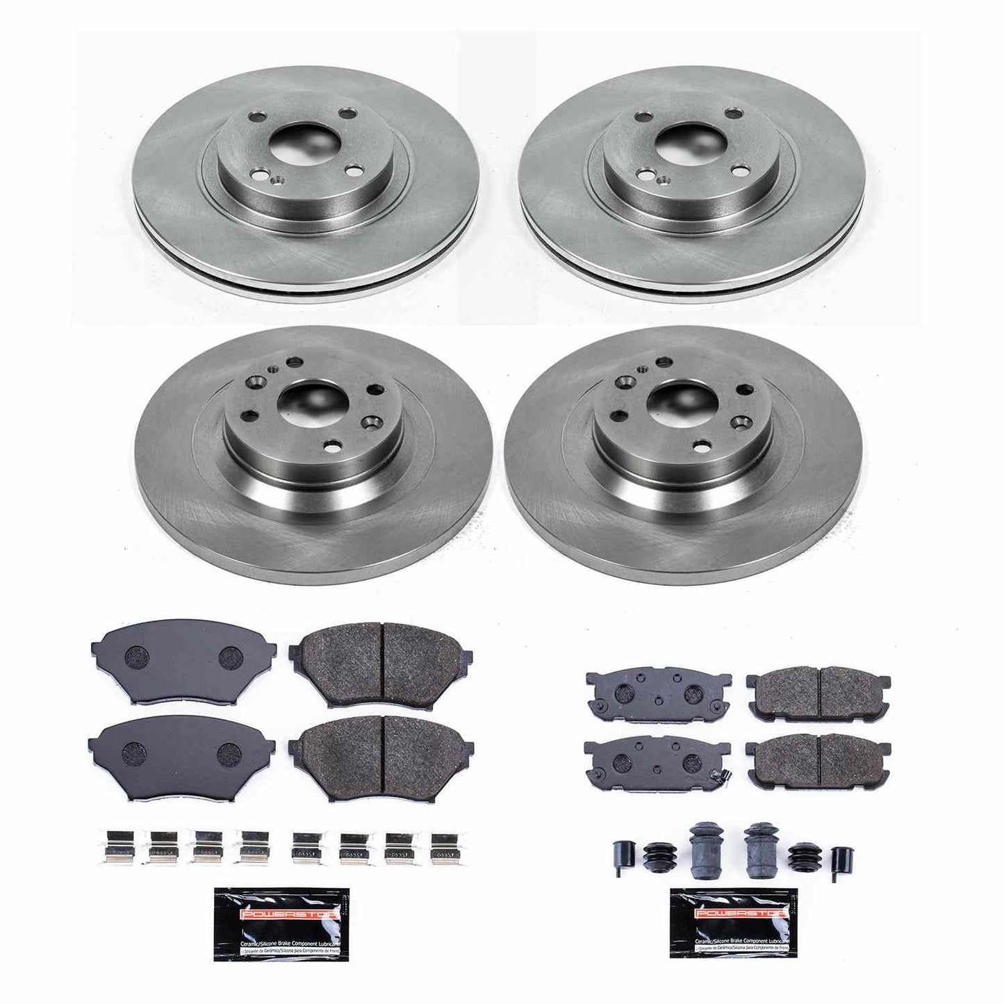 PowerStop Power Stop 01-05 Mazda Miata Front & Rear Track Day Brake Kit TDBK4468