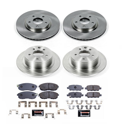 PowerStop Power Stop 07-12 Nissan Sentra Front & Rear Track Day Brake Kit TDBK4475