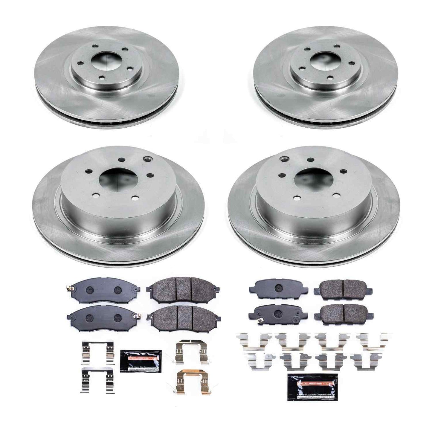PowerStop Power Stop 11-14 Nissan Murano Front & Rear Track Day Brake Kit TDBK4476