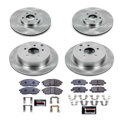 PowerStop Power Stop 11-14 Nissan Murano Front & Rear Track Day Brake Kit TDBK4476