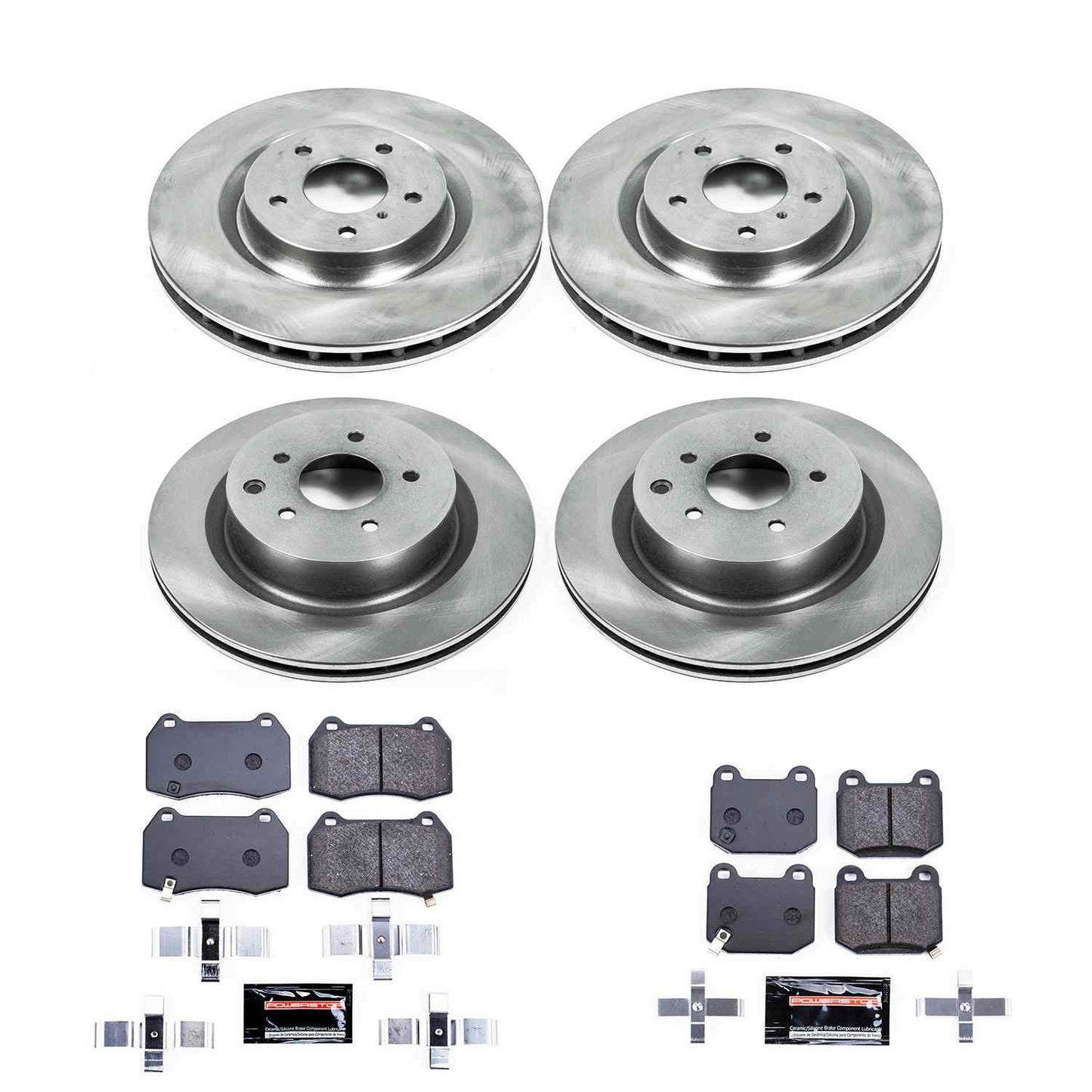 PowerStop Power Stop 03-04 Infiniti G35 Front & Rear Track Day Brake Kit TDBK4488