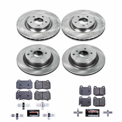 PowerStop Power Stop 03-04 Infiniti G35 Front & Rear Track Day Brake Kit TDBK4488