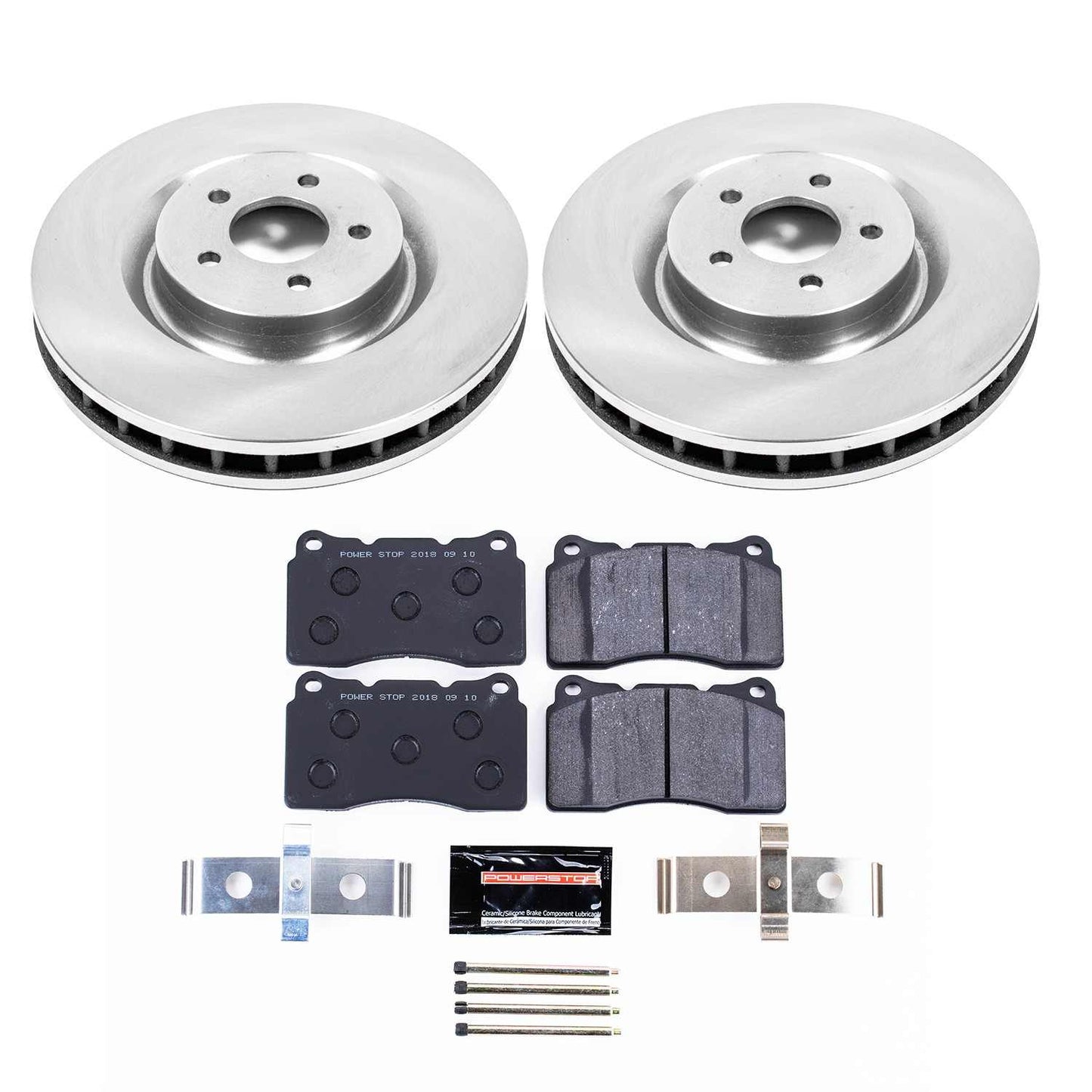 PowerStop Power Stop 07-14 Ford Mustang Front Track Day Brake Kit TDBK4547