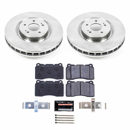 PowerStop Power Stop 08-15 Mitsubishi Lancer Front Track Day Brake Kit TDBK4551