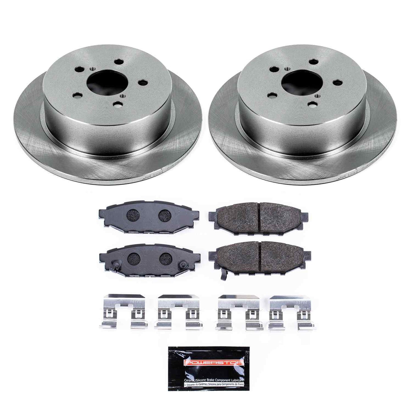 PowerStop Power Stop 05-09 Subaru Legacy Rear Track Day Brake Kit TDBK4632
