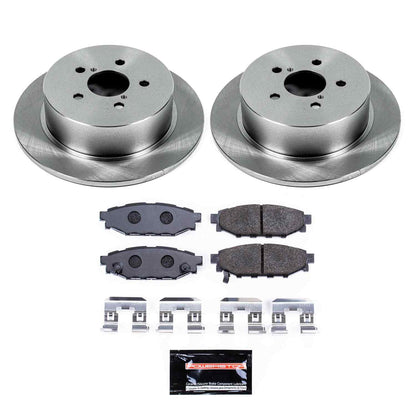 PowerStop Power Stop 05-09 Subaru Legacy Rear Track Day Brake Kit TDBK4632