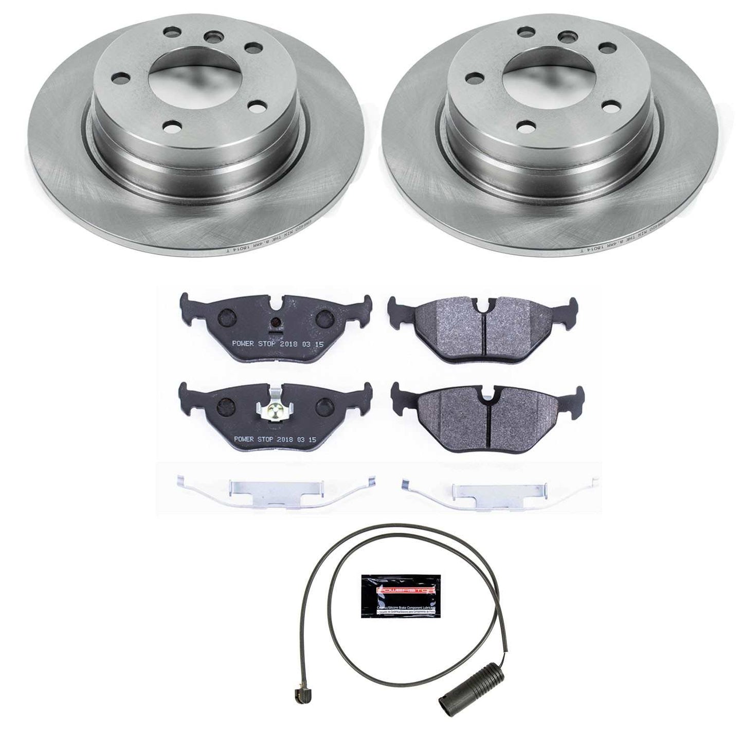 PowerStop Power Stop 92-98 BMW 318i Rear Track Day Brake Kit TDBK502