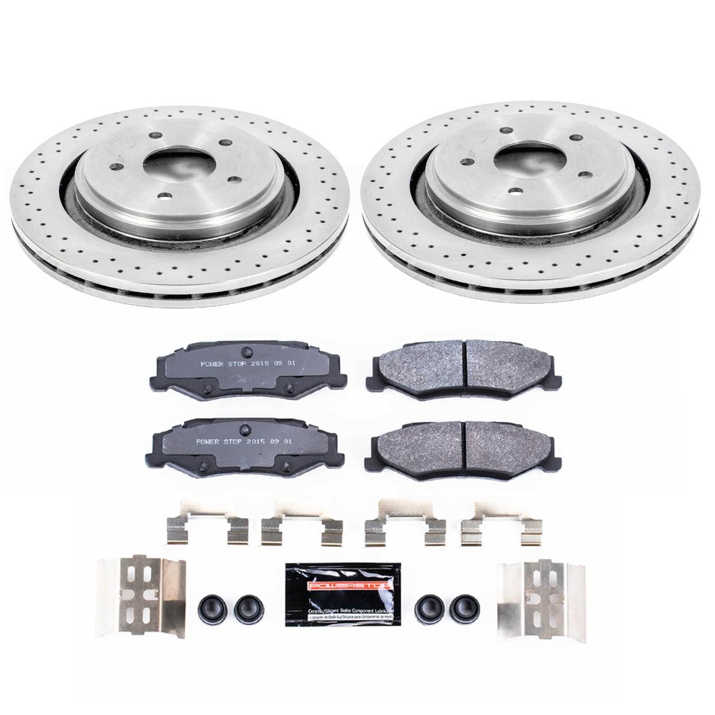 PowerStop Power Stop 06-09 Cadillac XLR Rear Track Day Brake Kit TDBK5159