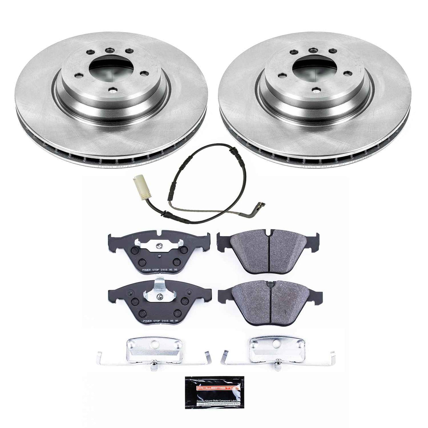 PowerStop Power Stop 2009 BMW 335d Front Track Day Brake Kit TDBK5281