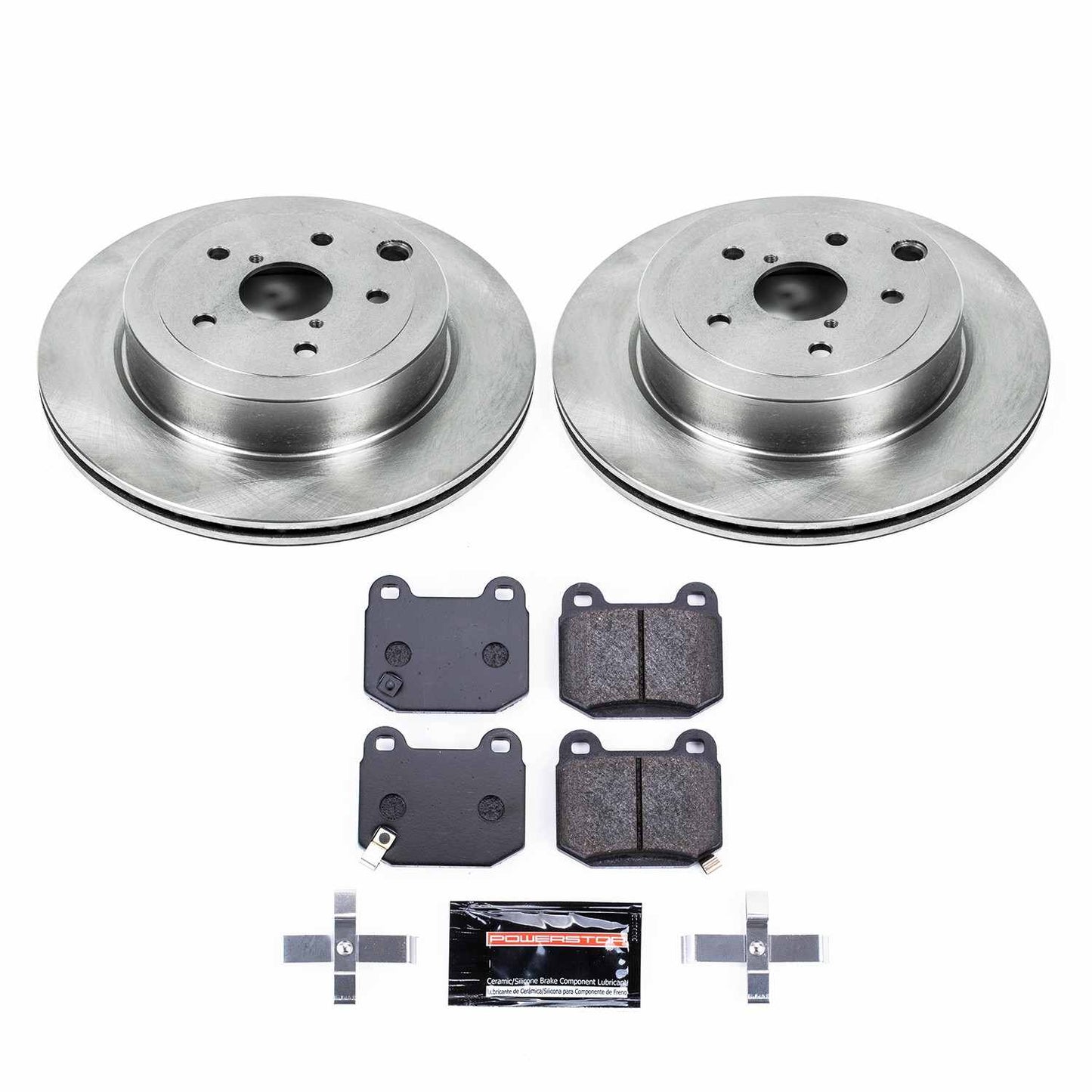 PowerStop Power Stop 08-14 Subaru Impreza Rear Track Day Brake Kit TDBK5305