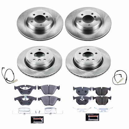 PowerStop Power Stop 04-06 BMW 525i Front & Rear Track Day Brake Kit TDBK5360