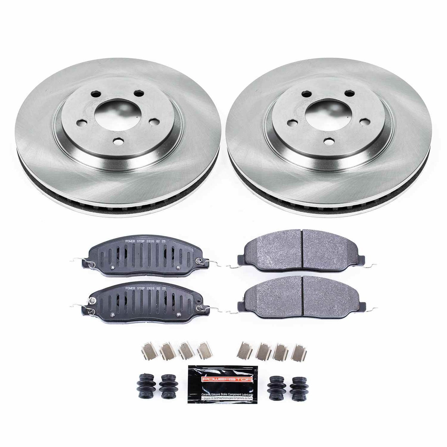 PowerStop Power Stop 11-14 Ford Mustang Front Track Day Brake Kit TDBK5407