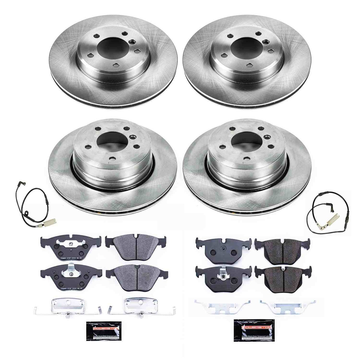 PowerStop Power Stop 06-07 BMW 525xi Front & Rear Track Day Brake Kit TDBK5439