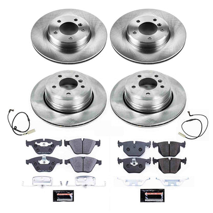 PowerStop Power Stop 06-07 BMW 530xi Front & Rear Track Day Brake Kit TDBK5440