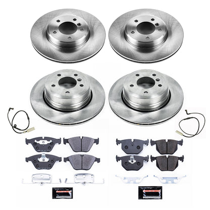 PowerStop Power Stop 06-07 BMW 530xi Front & Rear Track Day Brake Kit TDBK5440