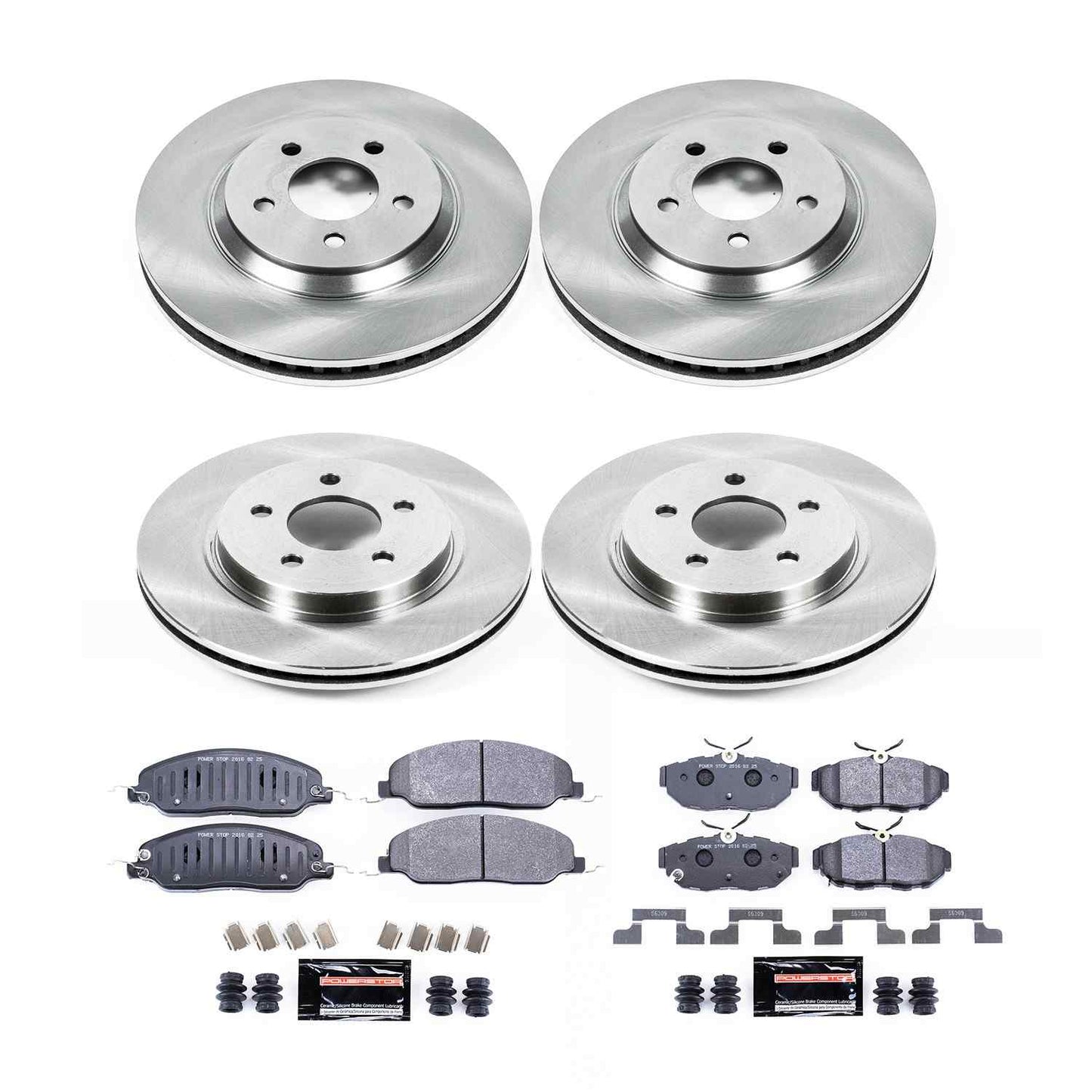 PowerStop Power Stop 11-14 Ford Mustang Front & Rear Track Day Brake Kit TDBK5450
