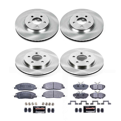 PowerStop Power Stop 11-14 Ford Mustang Front & Rear Track Day Brake Kit TDBK5450