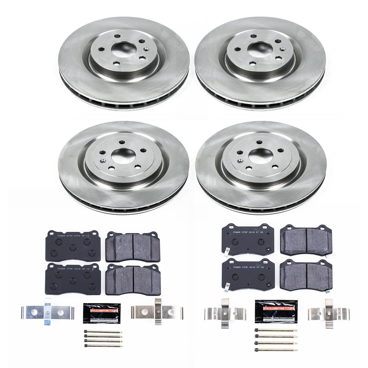 PowerStop Power Stop 10-15 Chevrolet Camaro Front & Rear Track Day Brake Kit TDBK5603
