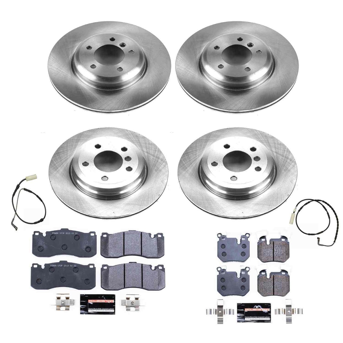 PowerStop Power Stop 08-10 BMW 135i Front & Rear Track Day Brake Kit TDBK5686