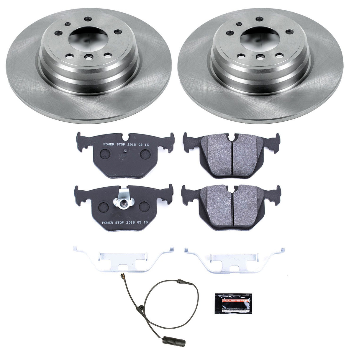 PowerStop Power Stop 1995 BMW 740i Rear Track Day Brake Kit TDBK5711