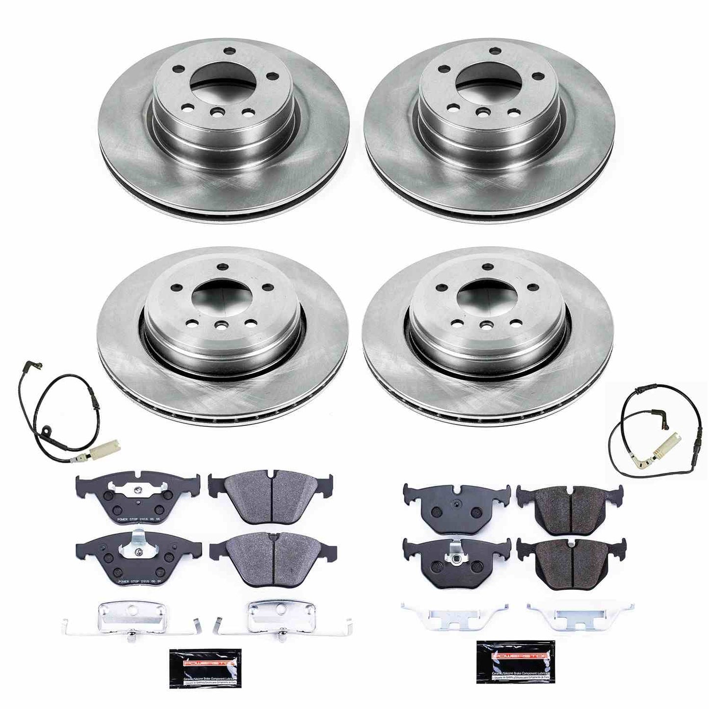 PowerStop Power Stop 06-07 BMW 525i Front & Rear Track Day Brake Kit TDBK5765