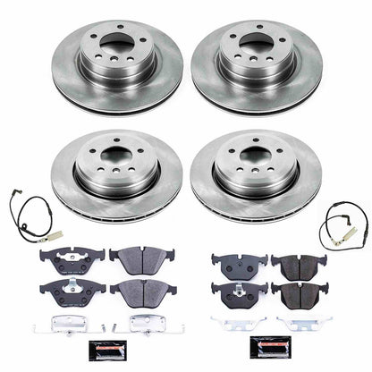 PowerStop Power Stop 06-07 BMW 525i Front & Rear Track Day Brake Kit TDBK5765