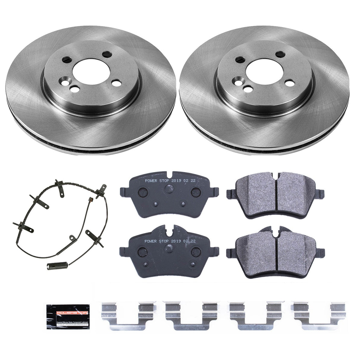 PowerStop Power Stop 07-08 Mini Cooper Front Track Day Brake Kit TDBK5784