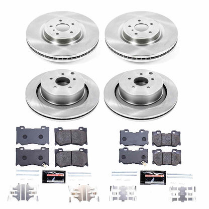 PowerStop Power Stop 09-13 Infiniti FX50 Front & Rear Track Day Brake Kit TDBK5823