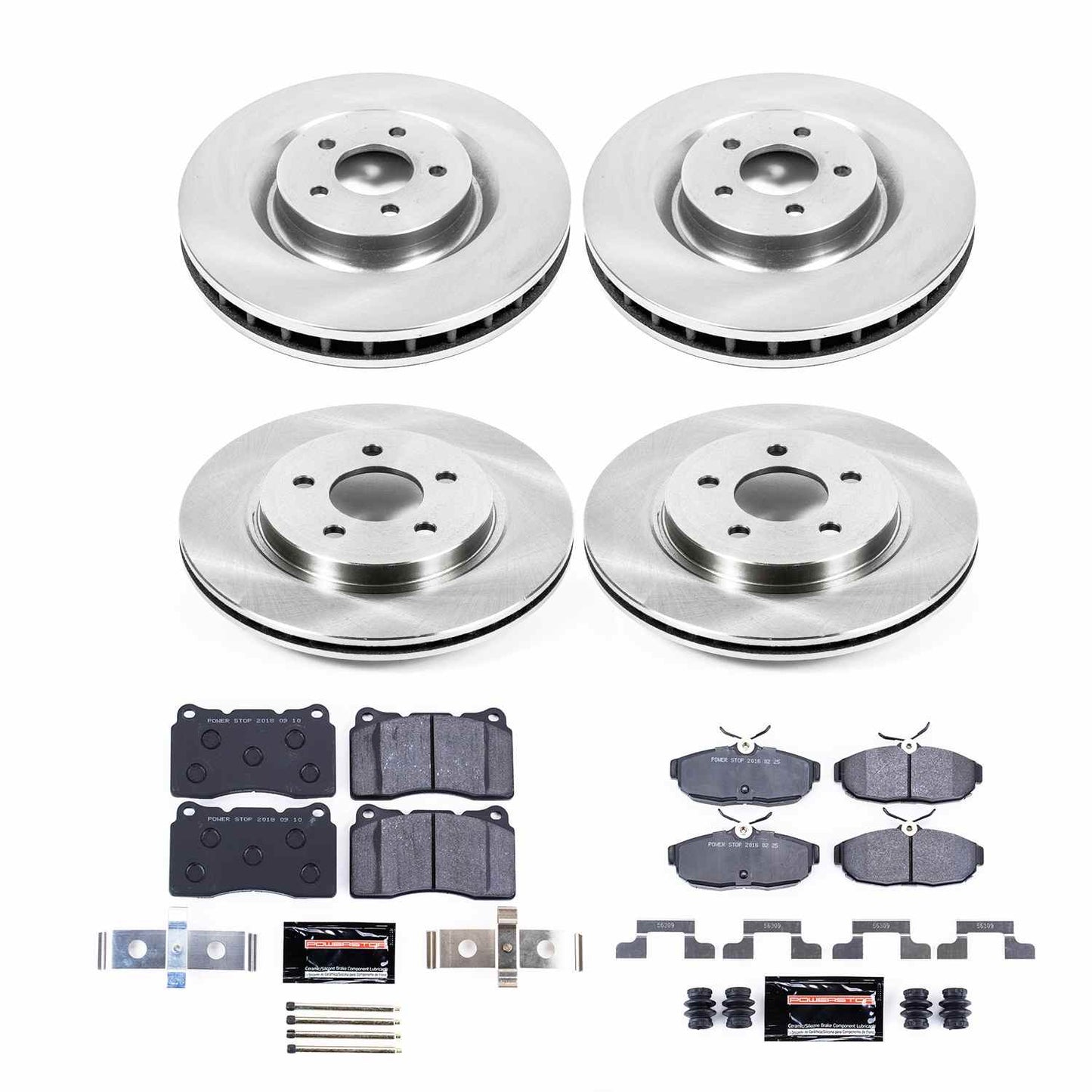 PowerStop Power Stop 2012 Ford Mustang Front & Rear Track Day Brake Kit TDBK5942