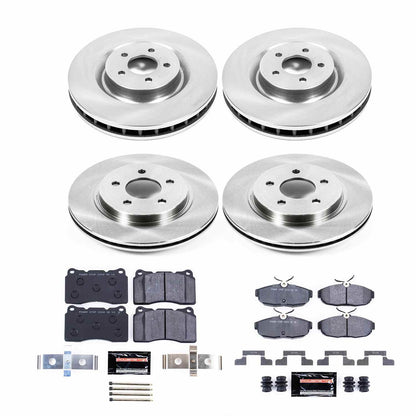 PowerStop Power Stop 2012 Ford Mustang Front & Rear Track Day Brake Kit TDBK5942