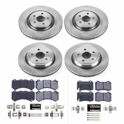 PowerStop Power Stop 18-19 Dodge Durango Front & Rear Track Day Brake Kit TDBK5958